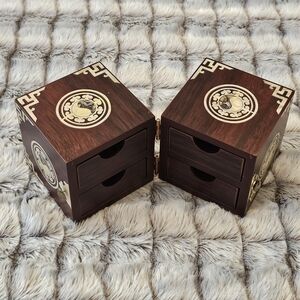 Mother of Pearl Folding Jewelry Box